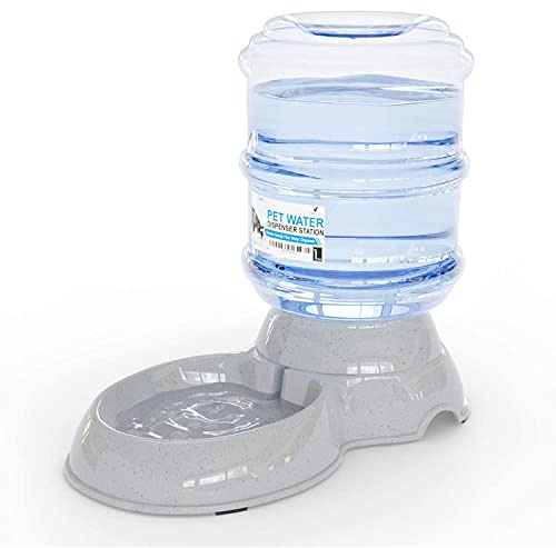 NOA Distributeur d'eau Automatique pour Animal Domestique | 3,8 l – Distributeur d'eau pour Chat et Chien – Station d'eau Automatique – Gamelle d'eau pour Chat et Chien