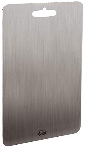 Plan de Travail Planche à Découper découper des Aliments étaler de la pâte ZHAOFENGMING (Color : Silver, Size : 490×600×2mm Rolling pin)