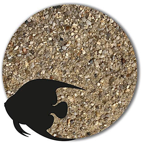 Anbobo Müller GmbH - Aquarium Sand/Aquarium Kies - 25 KG - 0,1-2,0mm - Natur - Deutsche Premiumqualität