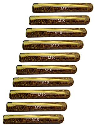 10x Verbundankerpatrone M10 für Bohrer Ø 12 mm Kunstharzmörtel Glaspatrone Mörtelpatrone Chemischer Dübel