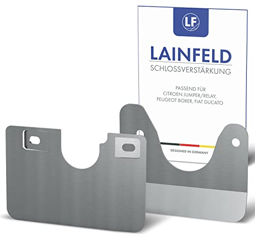 LAINFELD Einbruchschutz | Prick Stop Fahrertür + Hecktür | Türsicherung für FIAT Ducato, Citroen Jumper, Peugeot Boxer | Wohnmobil Prickstop