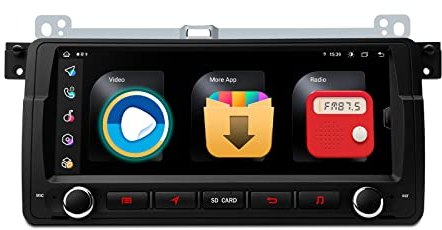 XTRONS 8.8 Zoll Android 13 Octa Core 4GB 64GB Autoradio Multimedia Player Eingebauter 4G/CarAutoPlay/Android Auto/DSP Unterstützung GPS Bluetooth 5.0 USB Für BMW E46 Rover 75 MG ZT