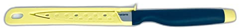 Tupperware Tomatenmesser A-Serie Messer mit Wellenschliff gelb Messerlänge 27,0 cm