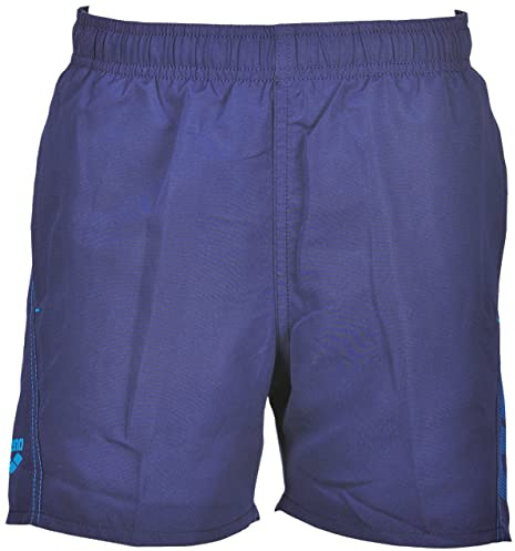 Arena Fundamentals Logo Junior Boxer R Costume Bambino Mare e Piscina, Costume da Bagno in Morbido Tessuto Riciclato ad Asciugatura Rapida, Boxer Mare con Slip Interno in Mesh