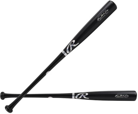 Rawlings Unisex-Erwachsene Big Stick Elite Baseballschläger aus Holz, Ahorn/Birke/Verbundwerkstoff, Schwarz-243 Profil, 34