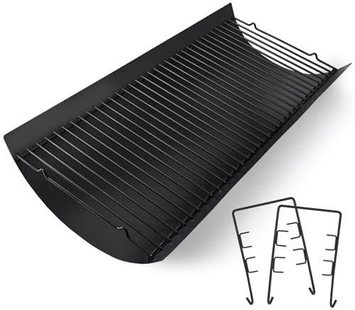 Criditpid Aschekanne für Holzkohlegriller, 68,6 cm, für Char Griller 2121, 2828, 2929, 1224, 2727, 2222, 1324 Holzkohlegrillteile, 68,6 cm Holzkohle-Tablett, Grillpfanne, Ersatzteile mit 2