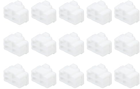 QUARKZMAN 15 Piezas Tapas de Silicona para Cubrir Los Puertos Rj45 Blanco