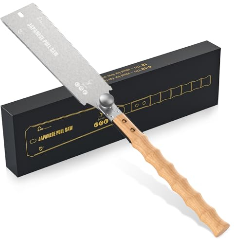 ss shovan Sega giapponese staccabile a mano sega a mano Ryoba da 23 cm sega per legno a doppio bordo progressiva 6-10/18 TPI sega a filo per lavorazione del legno, falegnami