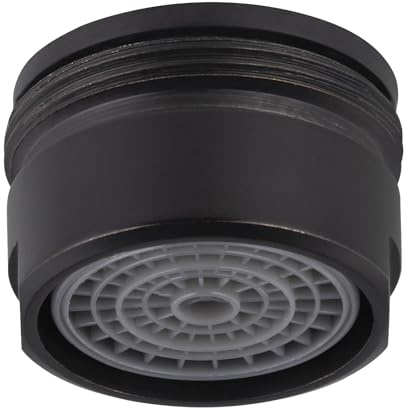 Aérateur mousseur + bague M24x100 noire EUROSANIT