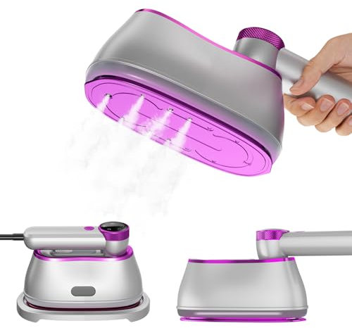 Steamer Dampfglätter Hand Dampfbürste 180ML Tragbares Reisebügeleisen Steamer Wassertank Dampfbürste Faltenentferner für Reisen, Zuhause