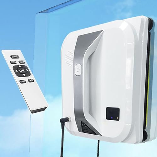 Robot limpiacristales automático cuadrado de 3000 pa, control remoto, ultrafino de 9,7 cm, detección de bordes inteligente, para ventanas de gran altura, vidrio, azulejos, limpieza de baños, color b