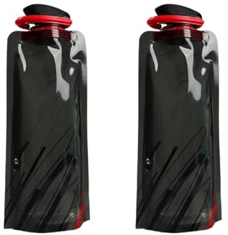Lot De 2 Gourde Souple, Flasque Running, Gourde Pliable 700ml, Gourde Running, Ultra-Légères, Gourdes Réutilisables, Étanches Et Sans BPA, Idéales Pour Randonnée, Voyages Et Activités En Plein Air