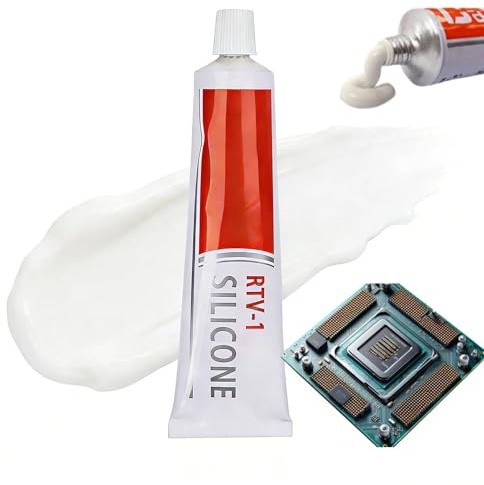 LANEPORD 50ml High Performance Thermal Paste, Long-Life Thermal Conductive Glue for CPU GPU PC, Liquid Metal Heat Sink Compound for Electronic Components