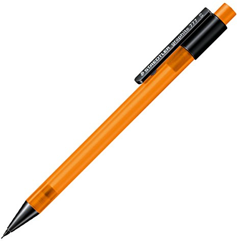 Staedtler 777 05-4 Druckbleistift Graphite, 0,5 mm, B, orange/klar