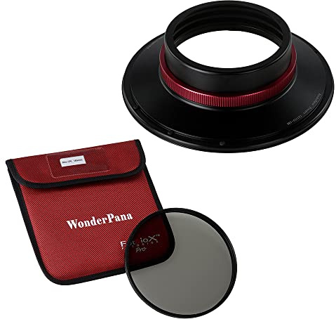 WonderPana XL Essential CPL Kit - Core Filter Holder, Lens Cap & 186mm CPL Filter for Canon EF 11-24mm f/4L USM Lens (Full Frame 35mm)