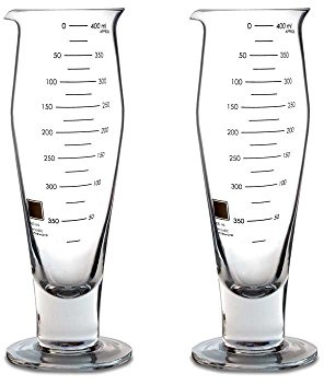 Glas Laborbecher, Pilsnergläser: 2er-Set
