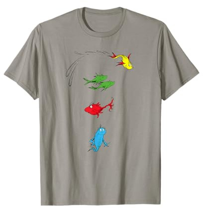Dr. Seuss One Fish Two Fish Red Fish Blue Fish T-Shirt