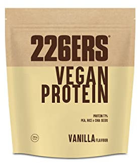 226ERS - Vegan Protein, Batido Proteico para Deportistas en Polvo, Vegano y sin Gluten, Aumento Masa Muscular y Recuperación Sabor Vainilla- 700 g