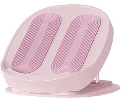 LTLCLZ 15Level Slant Board Calf Stretcher Anti Rutsch Tragbares Balancing Fitness Pedal Für Plantar Fasciitis Stretching Tight Waden Kniesehne,Rosa