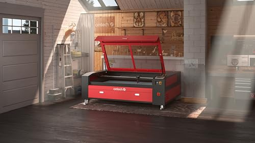 OMTech CO2 Laser Graviermaschine 130W Lasergravierer 1300 x 900 mm Laserschneider 50 x 35 Zoll Industrielle Gravurmaschine mit Autofokus, Luftunterstützung, Laser Engraver Laser Cutter