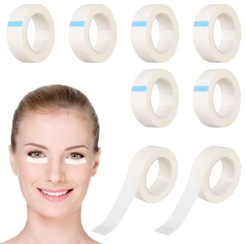 8 Rollen Wimpernband Atmungsaktives Wimpernverlängerungslashband Lash Erweiterung für Wimpern Extension