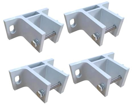 FLCPJGV 4Pcs Markise Halterung Zubehör Schatten Baldachin Unterstützung Metall für Versenkbare Markisen