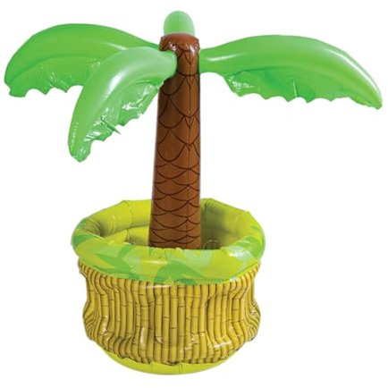 OKUMEYR Insulated Ice Bucket Lid Beer Holder for Pool Party Pineapple Shape Inflatable Ice Holder for Outdoor Camping