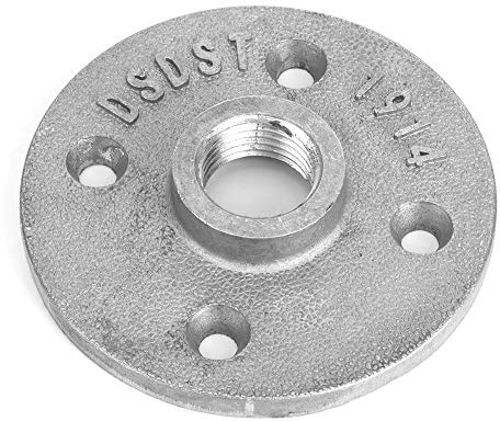 Flangia Base In Lega Di Alluminio 10 Pz Dn15 2 Inch 4 Fori Filettati Per Fissaggio Stabile Di Tubi E Scaffali Resistente Alla Pressione