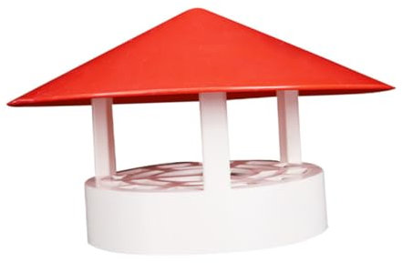 Homoyoyo Tapa Protectora De Embudo y Chimenea a Prueba De Lluvia Diseño Ventilado, Material Pvc Duradero, Tamaño 110-160 Mm, Para Protección De Tejados y Ventilación Continua