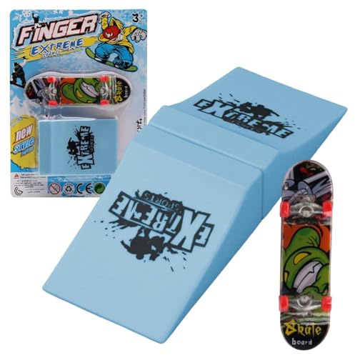 Fingerboard für Kinder - Mini Edge Fingerset Spielzeug | Kreative Skate Decks | Mini Fingerboards eingestellt für ausgewogene Tricks | Trainingsparty fördert das Spiel