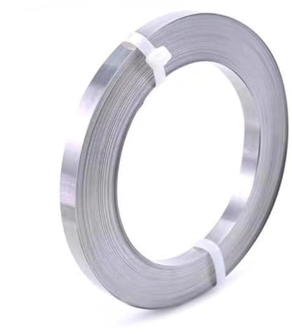 Alambre plano calefactor de nicromo de 4 mm de ancho, utilizado for fabricar materiales resistentes, 10 m/32,6 pies, 4 mm x 0,4 mm.(4mmX0.4mm)