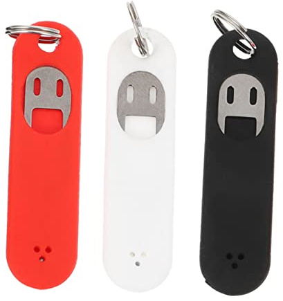 Holibanna 3piezas Manguito De Aguja para Extracción De Tarjetas Sim Protector De Silicona Llavero para Extraer Chips Anti-pérdida Anti-estrujido Protección para Teléfonos