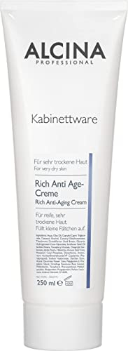 ALCINA Rich Anti Age-Creme - 1 x 250 ml - Trockene Haut - Schützt die natürliche Lipidbarriere - Gesichtscreme für reife, sehr trockene Haut