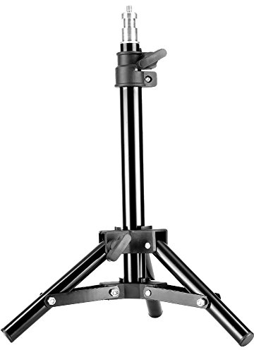 Neewer Mini aluminium fotografi bakljusstativ med 80 cm maxhöjd för refetorer, softboxar, lampor, paraplyer, bakgrunder