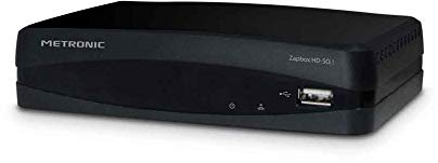 Metronic 441615 Zapbox HD-SO.1.1 - Ricevitore TDT-T2 HD, jack USB, HDMI, SCART, SPDIF, telecomando, nero