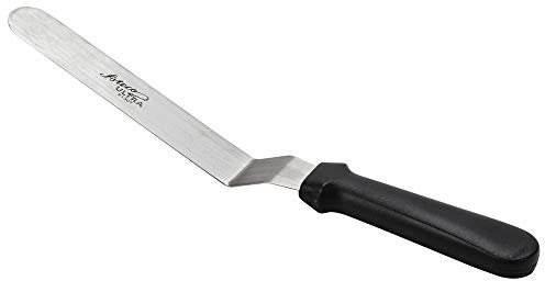 Ateco 7.75-by-1.25-Inch Sized Blade Ultra Spatula (7.75-by-1.25-Inch), Black