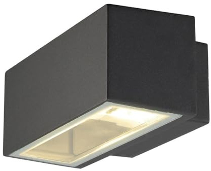 Wandleuchte BOX R7S, eckig, R7s, max. 80W, anthrazit