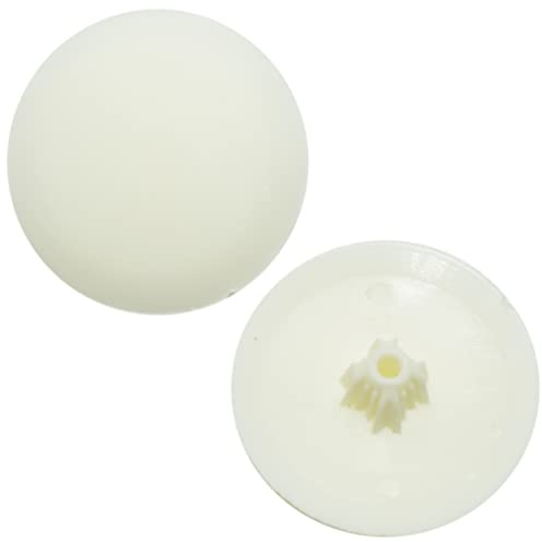 Snap-On Bifix Cover Caps to Use with Phillips Ph2 & Pozidrive Pz2 Pozi Screws - Pack of 50 Biffix Covers : Bone Cream