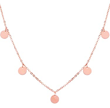 a little something® Halskette Camden | Damen Kette mit 18 Karat Vergoldung (Gold & Roségold) | Inklusive nachhaltiger Geschenkverpackung mit FSC®-Zertifikat