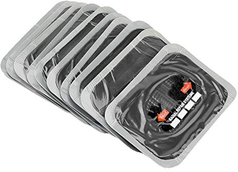 Parche de reparación de punción de neumático de coche de 10 piezas 80 * 120 mm, parches sin cámara de neumáticos de caucho natural