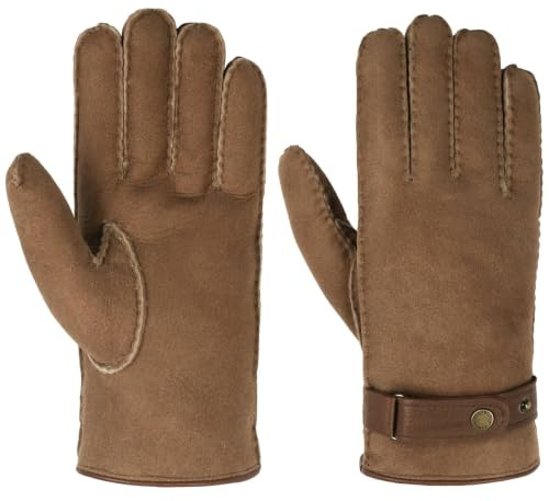 Stetson Deerskin Lambswool Handschuhe einfarbig Herren Herbst Winter