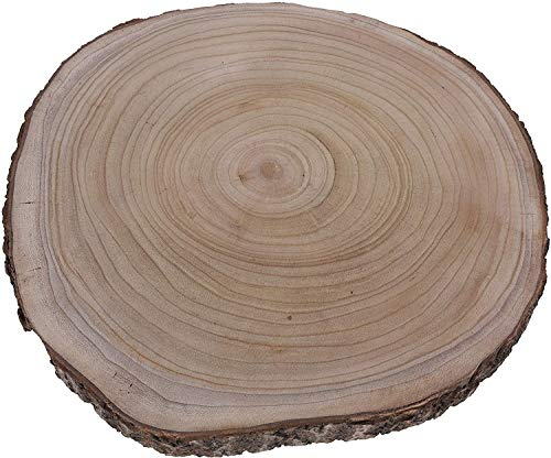 Meinposten. Großes Dekobrett Holz Holzbrett Baumscheibe Brett Tischdeko Tablett Deko Ø 36-45 cm