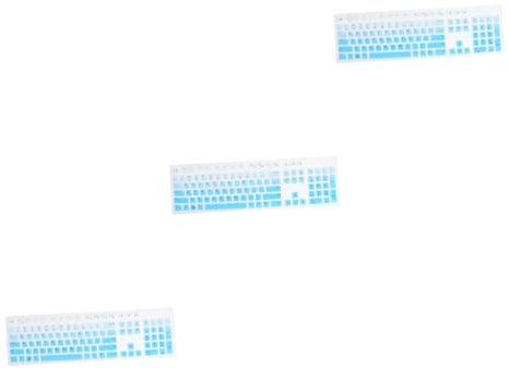 Housoutil 3 STK Tastaturschutz Desktop-Gehäuse Computertastaturabdeckungen Laptop Tastatur schutzfolie Schutzhülle für Tastatur Universal- Klaviatur Schreibtisch Rechner