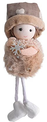 FUNOMOCYA 1stück Weihnachtsbaum Engel Mädchen Hängedekoration Lebendige Engel Puppe Niedlicher Weihnachtsbaum Schmuck Für Festliche Anlässe