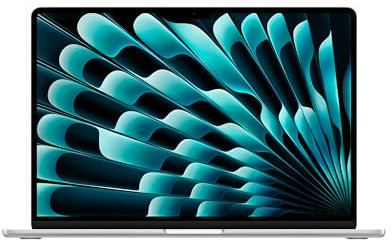 Apple 2024 MacBook Air 15-inch Laptop with M3 chip: 15.3-inch Liquid Retina Display, 16GB Unified Memory, 256GB SSD Storage, Backlit Keyboard, 1080p FaceTime HD Camera, Touch ID; Silver