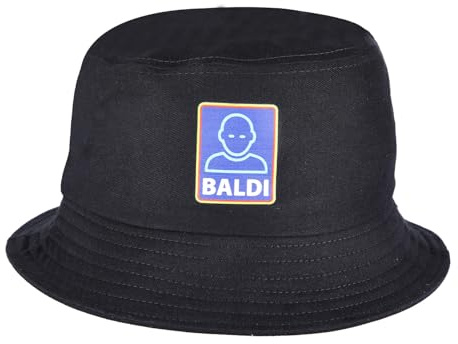 Onperpoe Cappello alla pescatora Baldi da uomo, divertente regalo per scherzi calvi, cappello da sole alla moda, cappello da pescatore pieghevole, cappello divertente, regalo calvo, cappello da