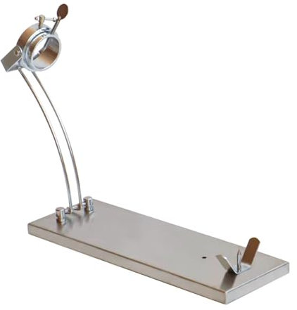 JAPITELSA | Soporte Jamonero Giratorio Plegable Profesional Inoxidable. Cortador de Jamón Profesional