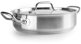 IBILI Kochtopf mit Deckel, Edelstahl, Ebbe, 32 cm, Edelstahl 18/10, induktionsgeeignet