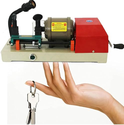 Key Copy Machine - Horizontal Key Machine for Door and Car Locks, Milling Column Drill Cutting Tool for Locksmiths