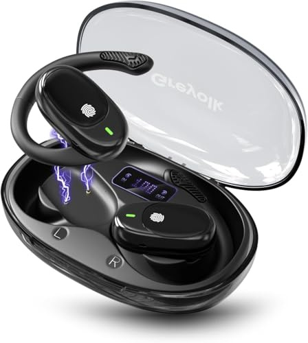 GREYOLK AI Translator Earbuds, Real-Time Translation in 156 Languages, Bluetooth 5.3 Wireless Headphones with Touch Control, No Subscription, for Travel, Business & Learning
